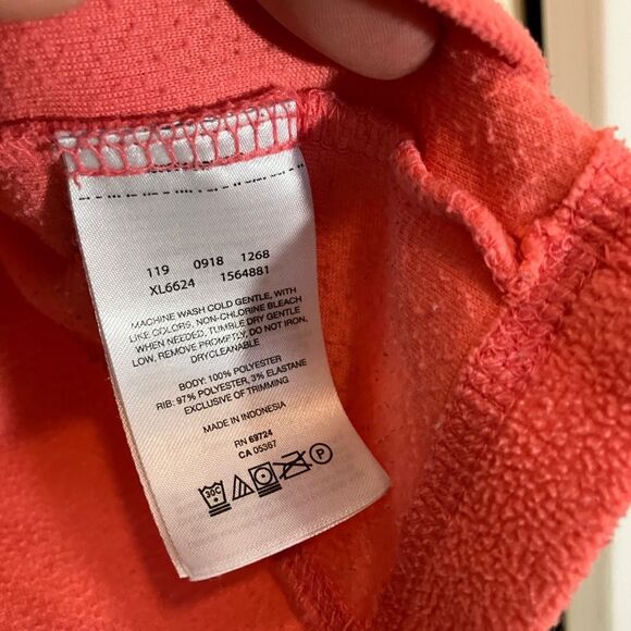 Columbia pull over, sport zipper, peach color, excellent condition, size medium - Picture 3 of 3